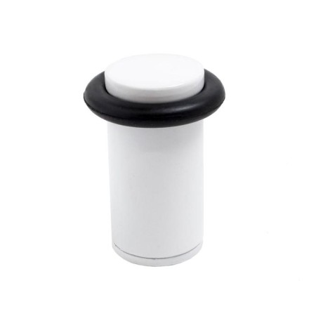 The door limiter "Standard" 588A-1 ww, white color, cylinder