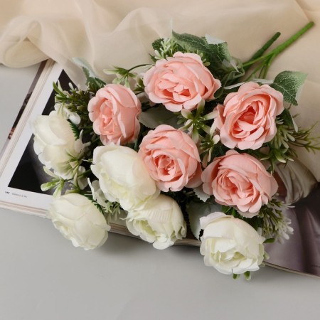 Букет "Роза индиголетта" 6х27 см, микс-2