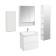 Aquaton Skandi Carder Mirror, 70 cm, white color