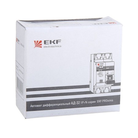 Differential automatic machine EKF Proxima AD-32, 1P+N 2MOD., 16 A, 30MA-3