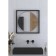 Mirror in a baguette frame with LED backlighting 12 W, 60x60 cm, without a switch, neutral white light, h.