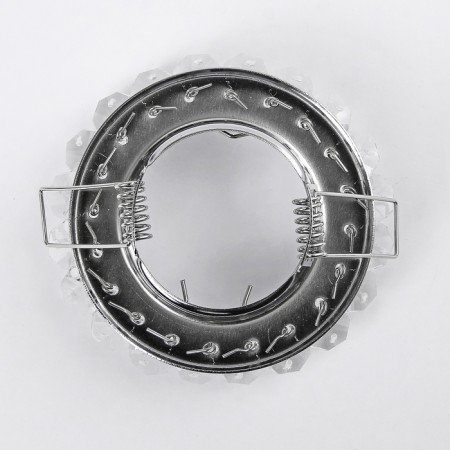 Building lamp Ecola Light, CD4141, MR16, GU5.3, 50x90 mm, round, transparent/chrome-2