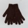 Male gloves from Mongolian wool, chocolate color, size 20-24