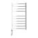 Towel electric Domoterm "Quadro" P10, 500x1000 mm, left, chrome