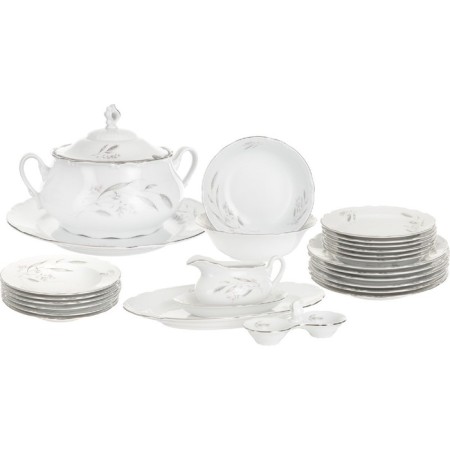 Dining Service 6/25 Constance, decor "Silver ears, platinum laying", 25 items