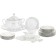 Dining Service 6/25 Constance, decor "Silver ears, platinum laying", 25 items