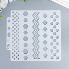 Plastic stencil 