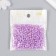 Glass beads 6/0 "Color middle. Lilac" 30 g
