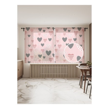 Photo "Assorted hearts", size 145x180 cm, 2 pcs
