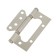 Tundra butter-bearing, 100x70x2.0 mm, universal, without insertion, matte nickel, 2 pcs.