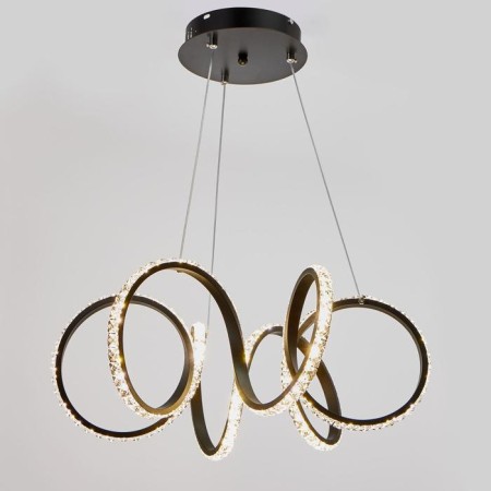 Chandelier 59916/1 LED 72W 4000k black 50x50x20-102 cm