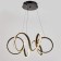Chandelier 59916/1 LED 72W 4000k black 50x50x20-102 cm