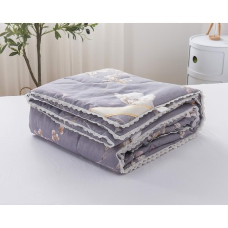 Dolly blanket, size 160x220 cm, purple color-6