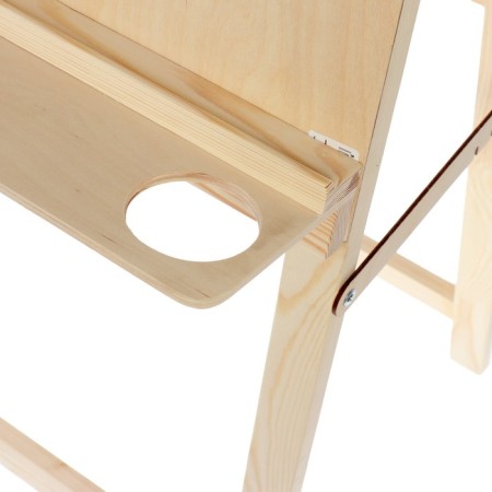 Molbert Type "Clap", 1000 x 500 x 550 mm, tablet 500 x 500 mm, shelf with two cup holders-2