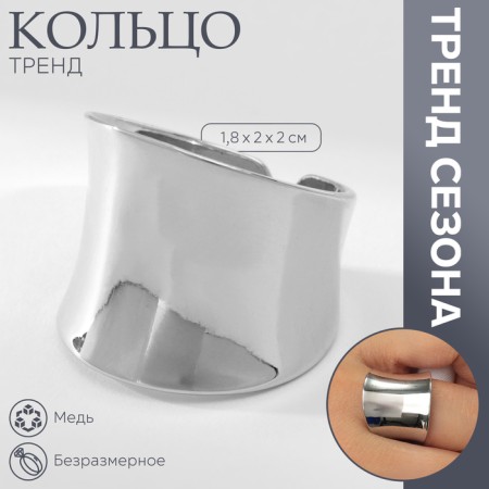 Ring Metal "Trend" shackles, color silver, dimensionless