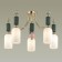 Candy chandelier, 5x40W E14, Color Gold, IP20