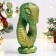 Figure "Snake Kronos" light green, 10x5cm
