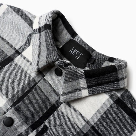 Male shirt in the MIST cage, size 48, black/white-7