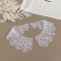 Collar sewing, guipyur, 23 × 7.5 cm, white color