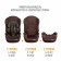 Car Carec reset Zlatek ZL513 Lux, group 1/2/3 (9-36 kg), brown carbon