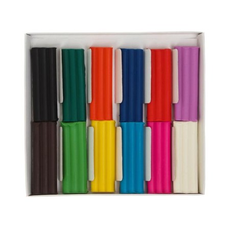 Plasticine soft (wax) 12 colors 180 g "Kalyaka-Malyak", with a stack-5