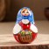 Nevalyashka "Basket with flowers" 11cm
