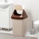 Swing garbage container, 50 l, beige marble color