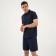 T -shirt Polo Male Sports, size S (46), blue color
