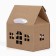 Folding box "House, brown", 15 x 18 x 10 cm