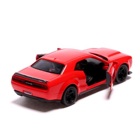 Metal machine Dodge Challenger SRT DEMON, 1:32, inertia, red color-3