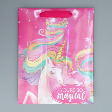 Gift Package Laminated, Packaging, Unicorn, MS 18 x 23 x 10 cm-5