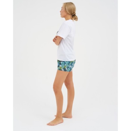 Women's shorts KAFTAN "Leaves", p. 40-42, blue-2