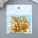 Decor for creativity Plastic "Half -Meshiline Golden" set 250 pcs 0.5x0.5x0.3 cm