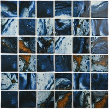 Glass mosaic bonaparte amuletto art, 300x300x4.5 mm