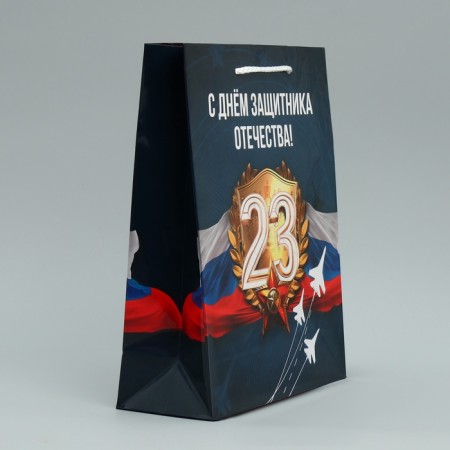 Gift Package Laminated, Packaging, Defender of the Fatherland, ML 21 x 25 x 8 cm-3