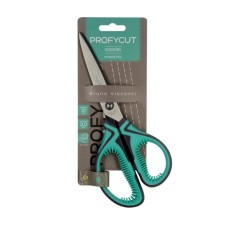 Chancellery scissors 20.5 cm BrunovisConti Profycut, rubberized handles