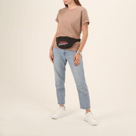 Bag on the belt is “prohibited”, 32x8x15 cm, lightning departure, black color-6