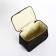 Cosmetic bag with lightning, black color
