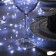 Girlyanda "Mishura" 2 m Rosa, IP20, silver thread, 100 LED, white glow, USB