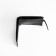 Male purse for magnet, department for bills, for maps, for coins, black color