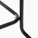 Garden table, black, 80 x 80 x 73 cm