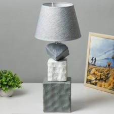 Board lamp Stone E14 40W gray 22x22x56 cm Risalux