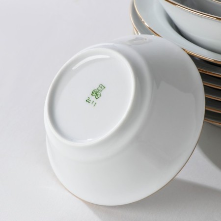 Service table porcelain "Dove", 36 items, 4 types of plates-3