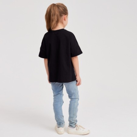 T -shirt Children's minku "Birch", Black color, height 116-7