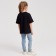 T -shirt Children's minku "Birch", Black color, height 116