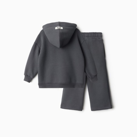 Children's costume with the basis (sweatshirt, trousers) KAFTAN R.34 (122-128), gray-11