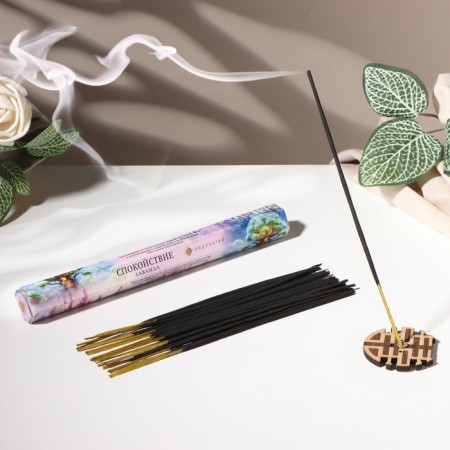 Incense "Calm", 20 sticks in packaging, hexagon