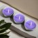 Set of gift "Paris" (diffuser and candles) violet, "wealth of aroma"