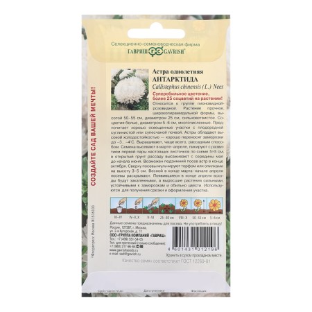 Astra seeds "Antarctica", 0.3 g-1
