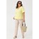 T -shirt female, size 54, yellow color